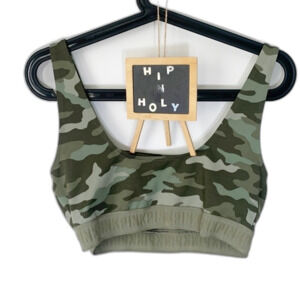 PINK Camo Sports Bra Size Medium